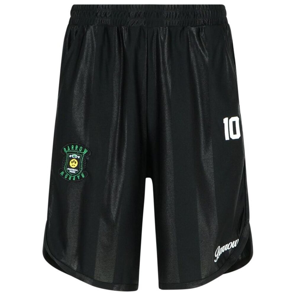 Barrow Black Polyester Bermuda Shorts Men